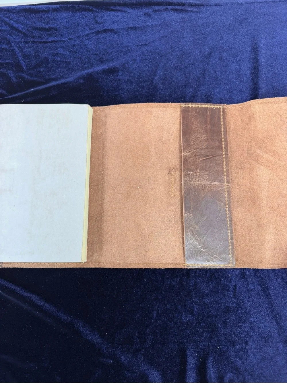 RUSTIC TOWN Brown Leather Diary/Journal w/Leather Tie Wrap Refillable UNUSED